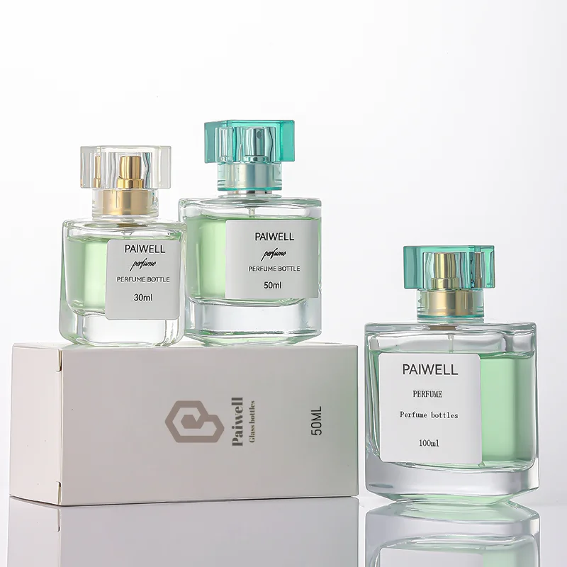 Cylinder thick bottom 30ml 50ml 100ml perfume bottle