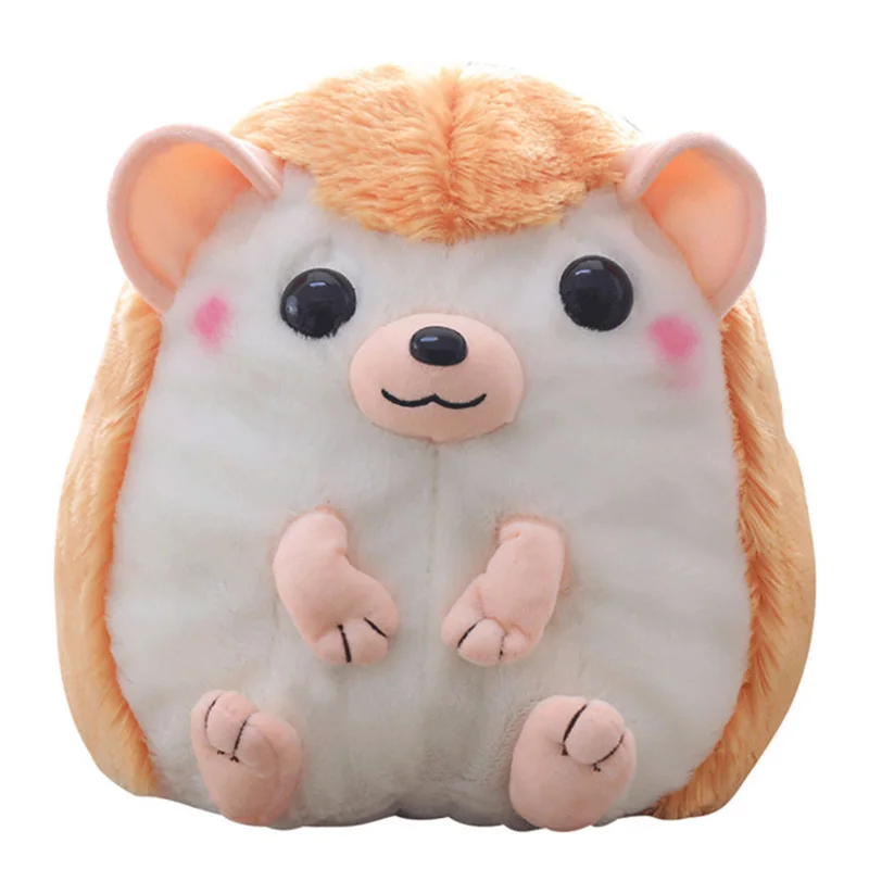 OMOI Customize Cute hedgehog Backpack Female Autumn Winter New Korean Version Of Plush Backpack Cartoon Campus Student Schoolbag