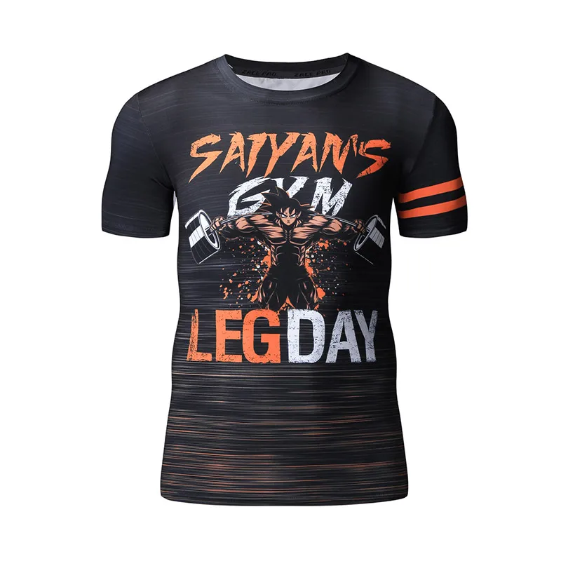Wholesale Short Sleeve Tshirts Camiseta De Anime De Goku 3d Graphic T Shirt Oversized Cartoon Clothing Men Anime T-shirts