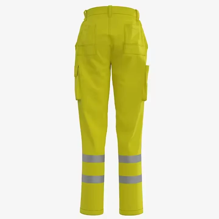 Windproof Waterproof Knee Pad Workwear Pants Men Hi Vis Work Pans for Traffic Transports Work Uniform