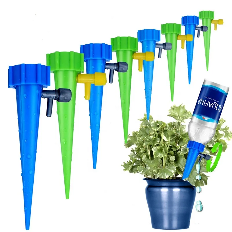 For Plant Self Automatic Watering Device, Adjustable Folw Drip with Switch Control Valve