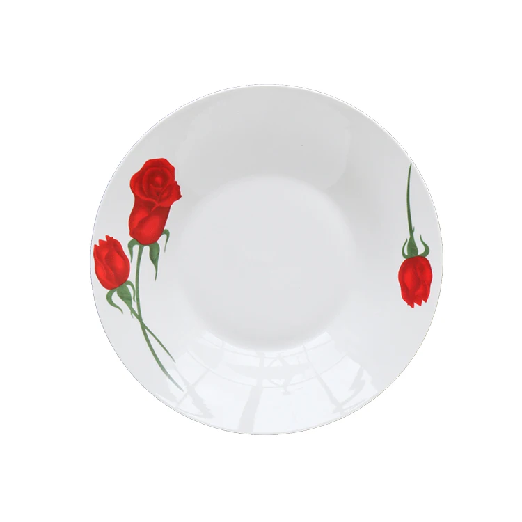 Porcelain Dishes & Plates with Decal Unique Design for Home Dining