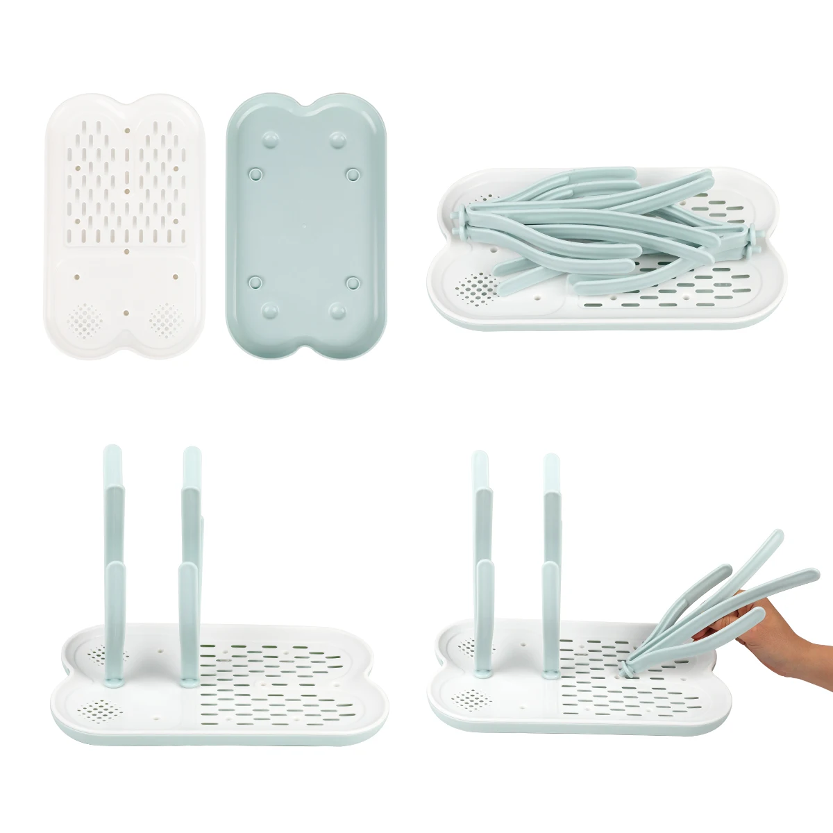 Wholesale Infant Feeding Products Kids Pacifiers Dryer Holder Detachable Baby Bottle Drying Rack