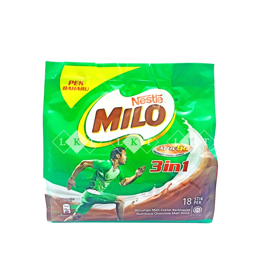  MILO 3 в 1 питательные пакетики для шоколадного
