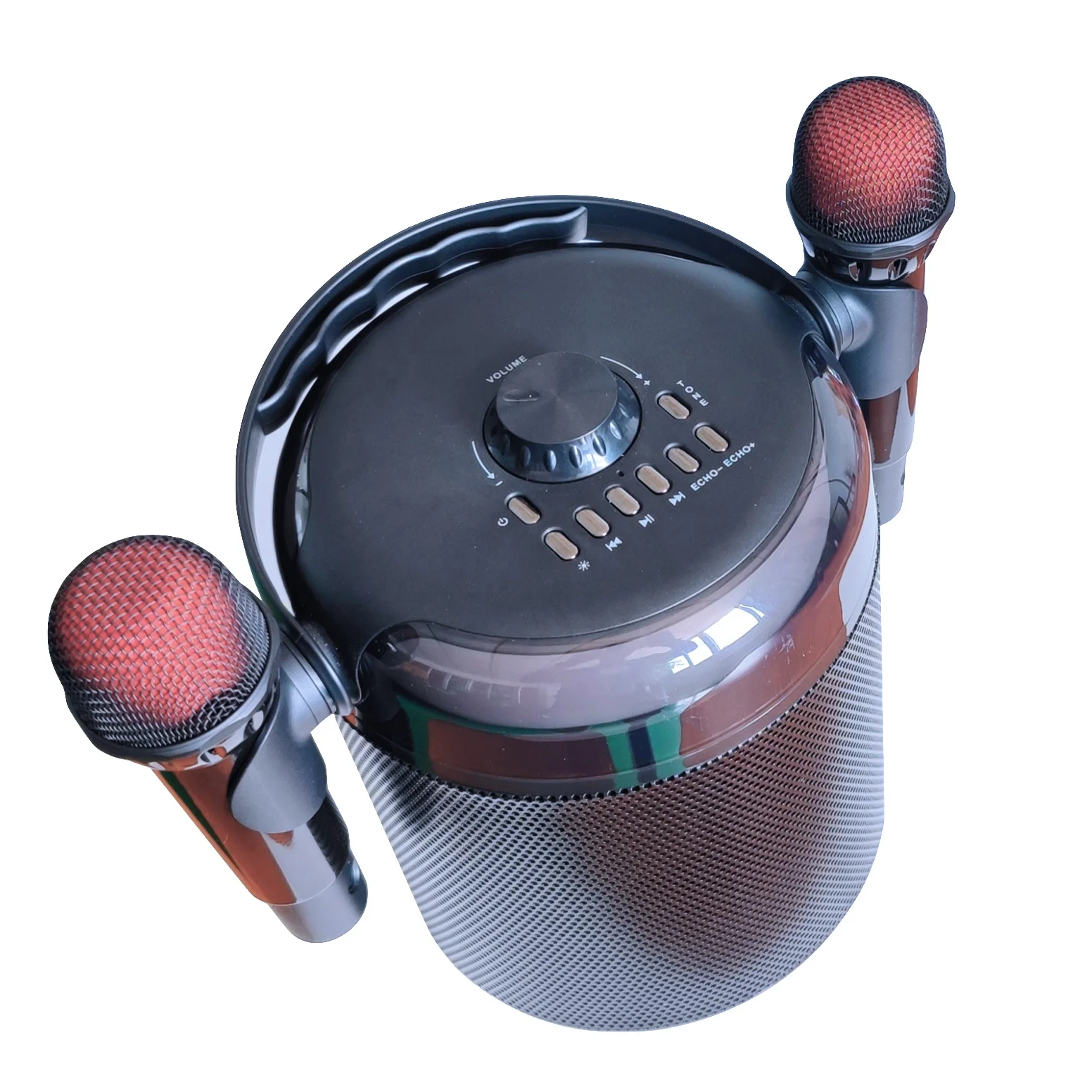 OEM Wireless portable karaoke microphone handheld wireless microphone  with speaker for kid boy and girl adult