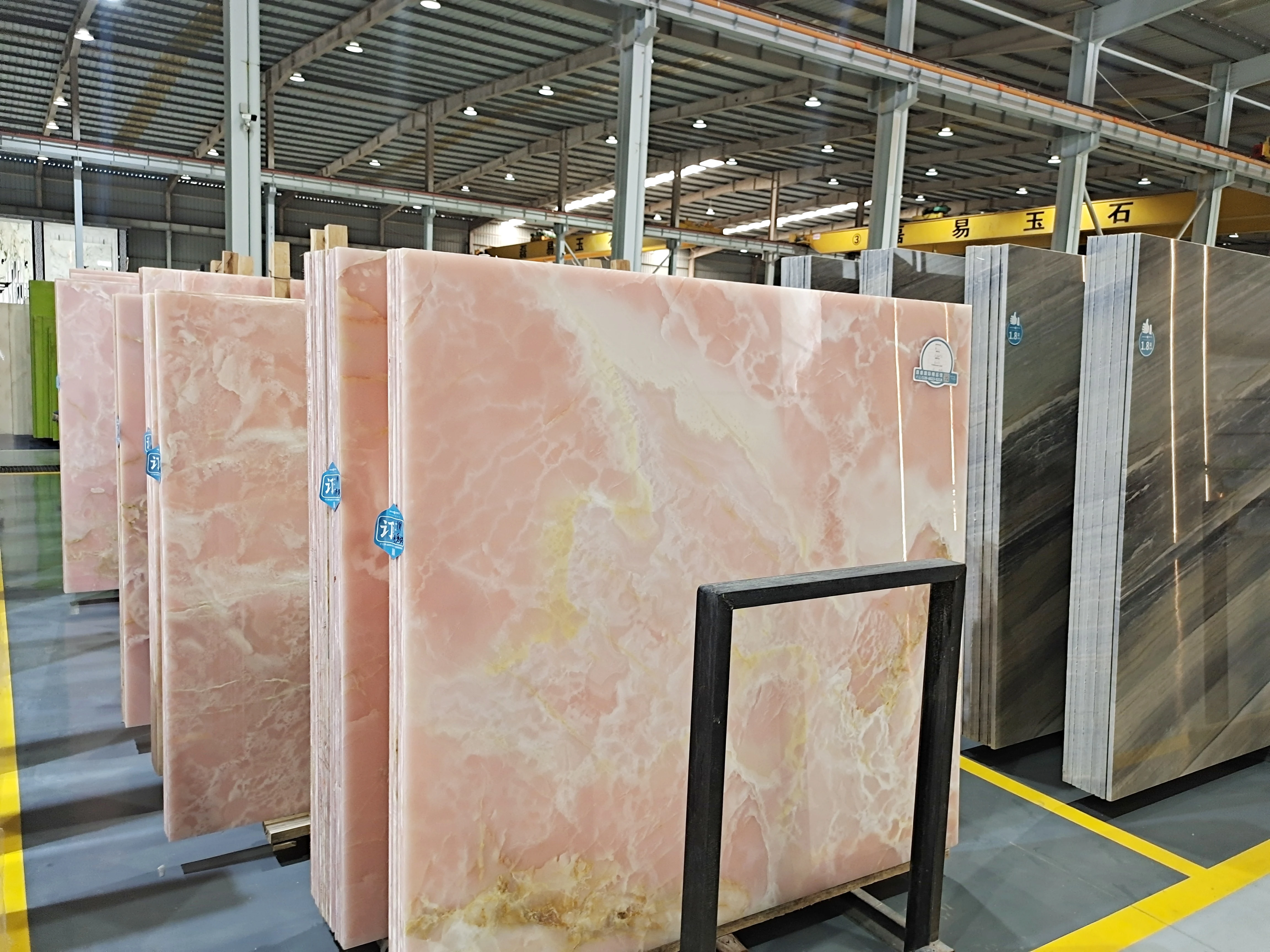 Free sample natural stone Pink Onyx marble SLATE tile price