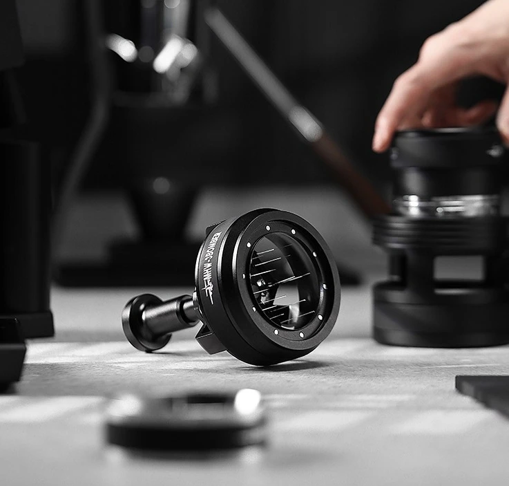 58 мм Вращающийся распределительный инструмент пресс-типа распределитель кофейного порошка иглы для перемешивания кофеварки аксессуары