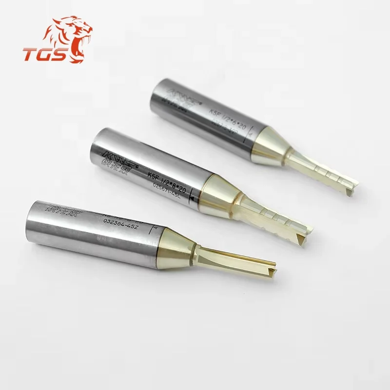 TGS hot sale tct cnc router tiger straight bit for wood tool