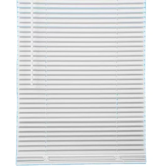 House indoor decorations white faux wood blinds cordless PVC venetian blinds for home decor