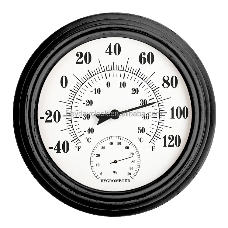 thermometer hygrometer clock