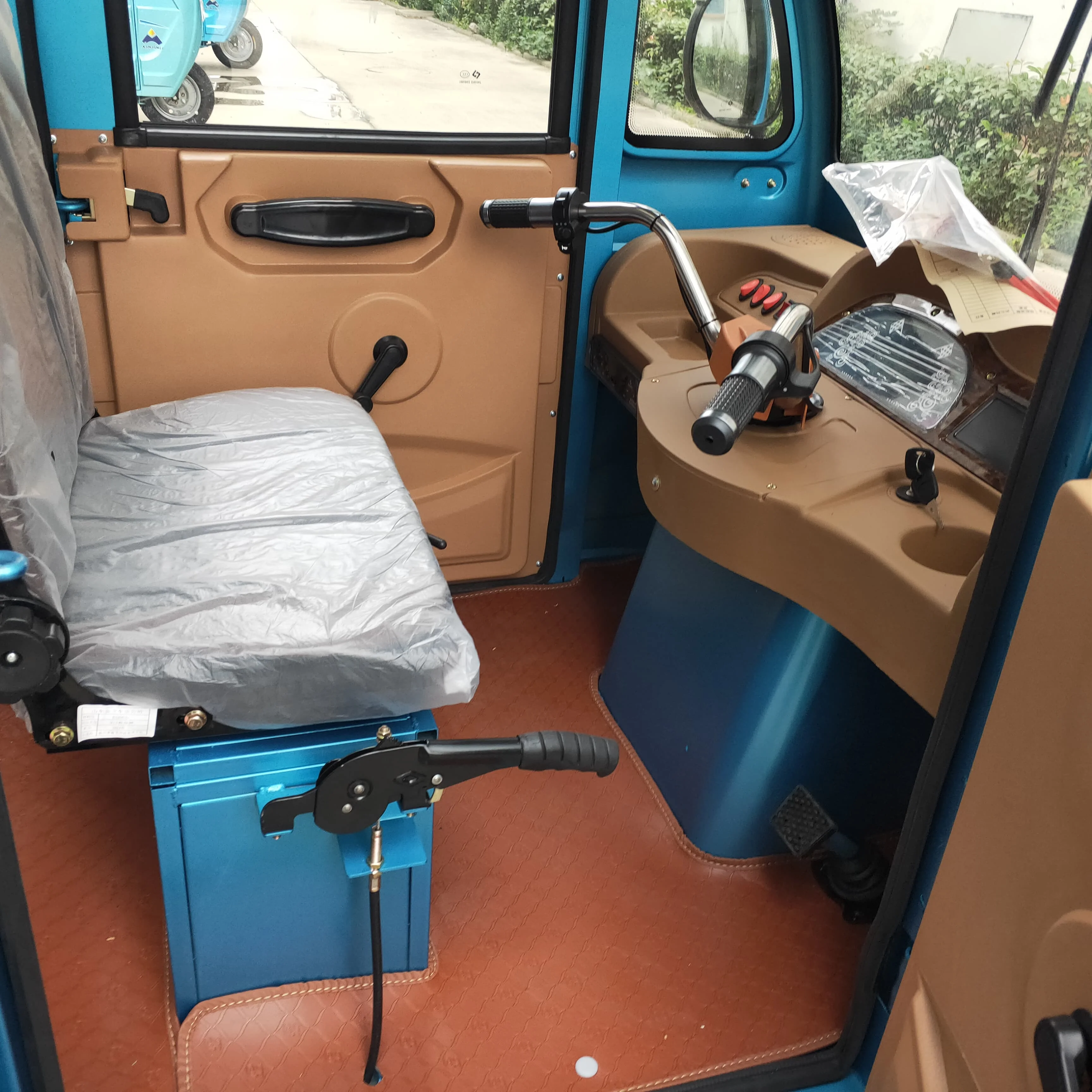 EU Stock 1000W Solar Closed EEC Tricycle Electric Cargo  60V 58AH 48V Passenger 3-Wheel Electric Motorized Diesel EEC Certified