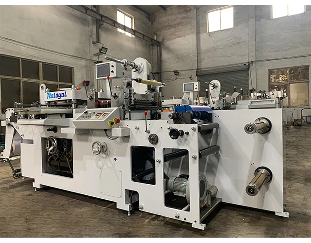 China Supplier Factory Price Roll to Sheet Die Cutting Machine with Hot-stamping