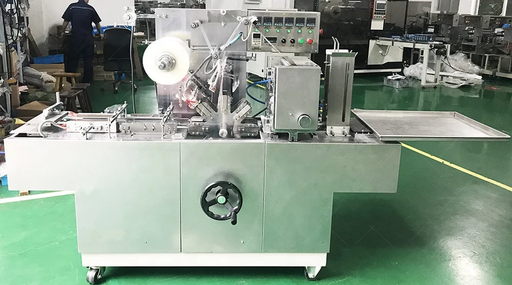 Automatic Shisha Tobacco Box Packing Overwrapping Cellophane Film Wrapping Machine