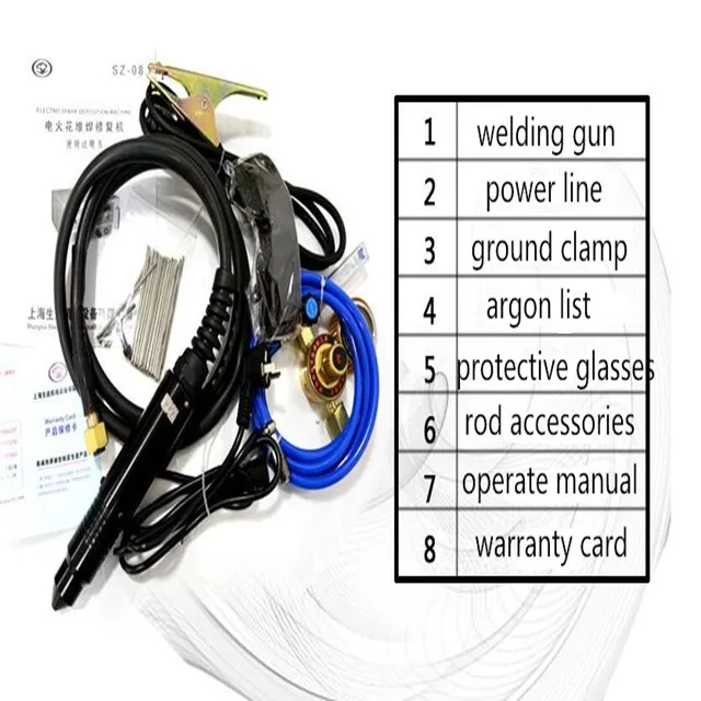 SZ-08 repair welding equipment for cast iron steel stainless steel aluminium