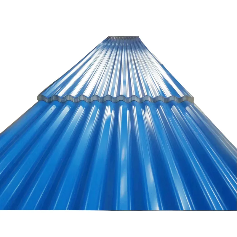 High Quality GI Roofing Corrugated Steel Sheet With PVC Film