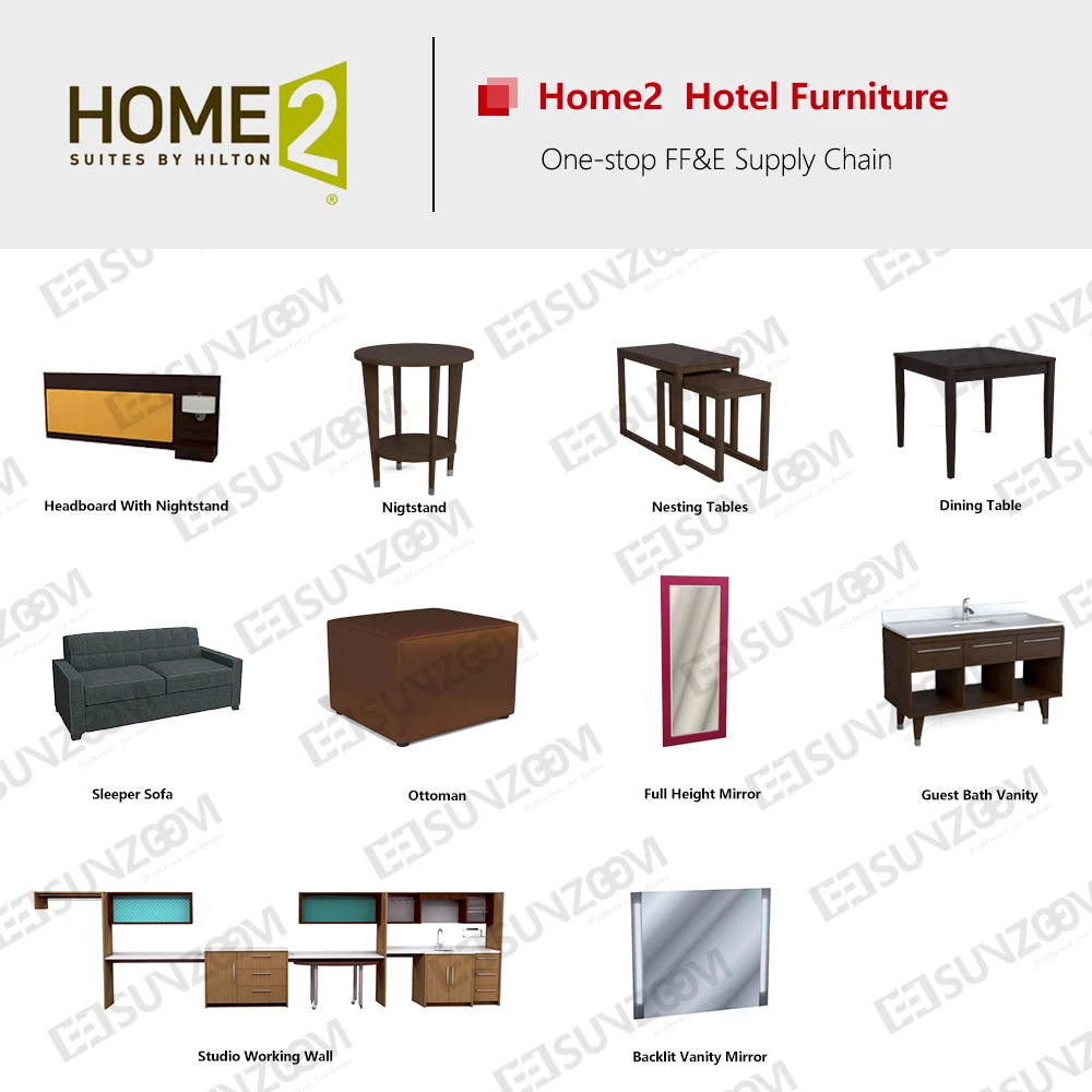 Home2 Suites Hotel Furniture Bedroom Sets Cheap Hotel Furniture