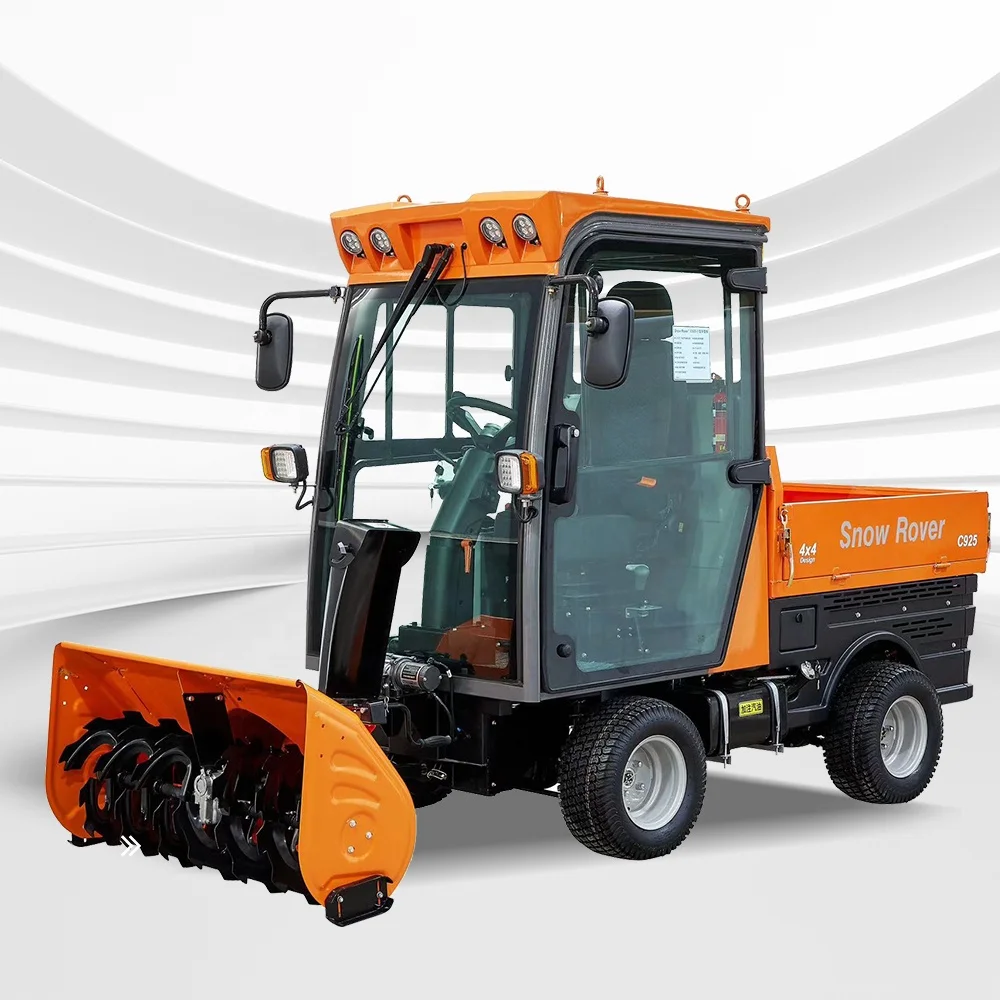Four-Wheel Drive Continuously Variable Speed Snow Blower With Large Fuel Tank Snow Thrower