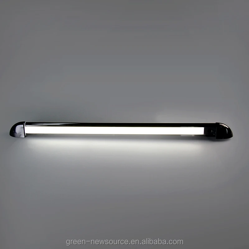 Led Rv Camper Awning Lights 12V Light Bar For Motorhome Black Shell Strip Lamp