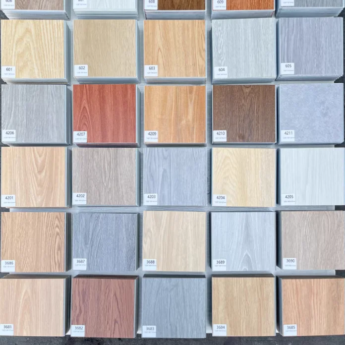 Modern Design 6mm SPC PVC LVT Flooring for Hotels Click Installation Indirect Use 4mm Thickness Vinyl Plastic Floor
