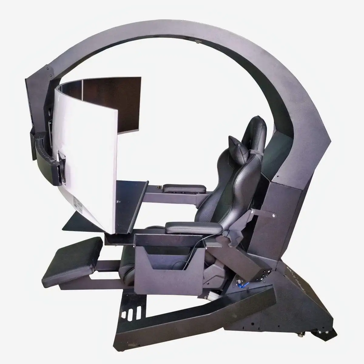 Customize Logo Black Zero Gravity Reclining Workstation Chair Gaming Cockpit Luxury Imperatorworks PC Chair Cockpit