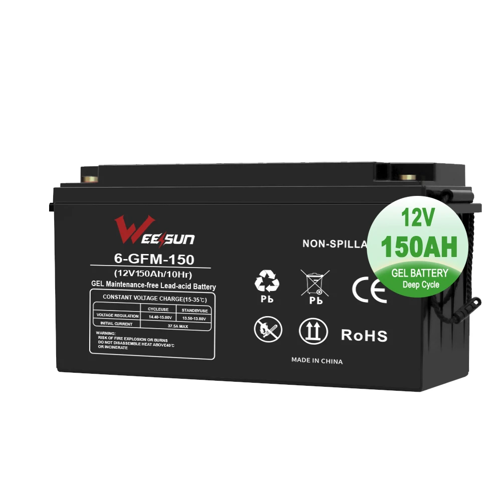 Китайский завод Лучшая цена глубокий цикл 12v150ah 200ah 12v250ah гелевый agm Герметичный Солнечный свинцово-кислотный аккумулятор для грузовика телекоммуникационной башни