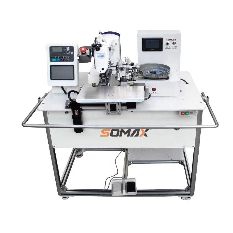 Хорошее качество SOMAX SM-05BA рубашка поло Кнопка прикрепления автоматическая швейная машина Промышленная