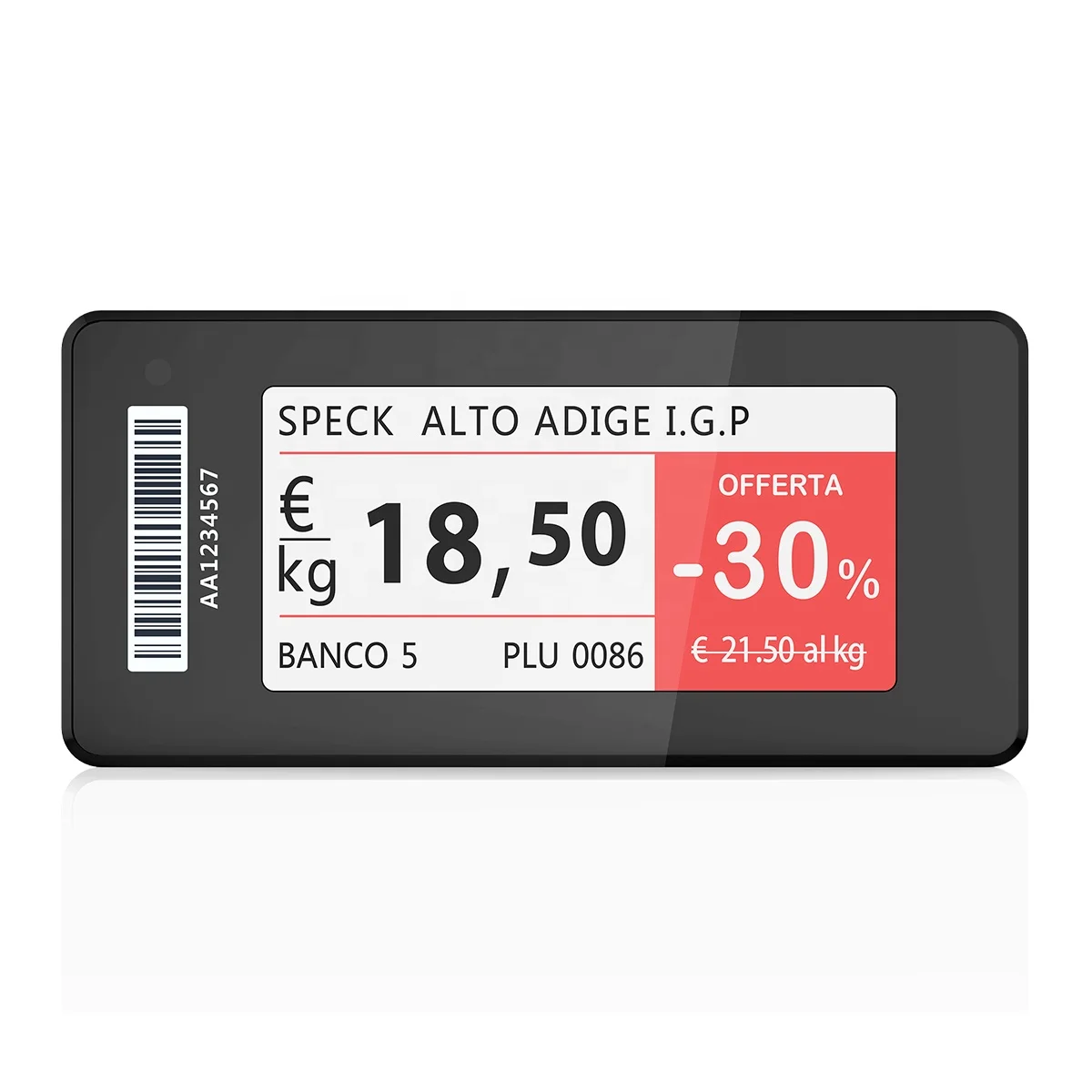 YalaTech 2,13 дюймов, черная версия eink, электронная этикетка на полке, цифровая ценовая бирка, бесплатное программное обеспечение для супермаркета