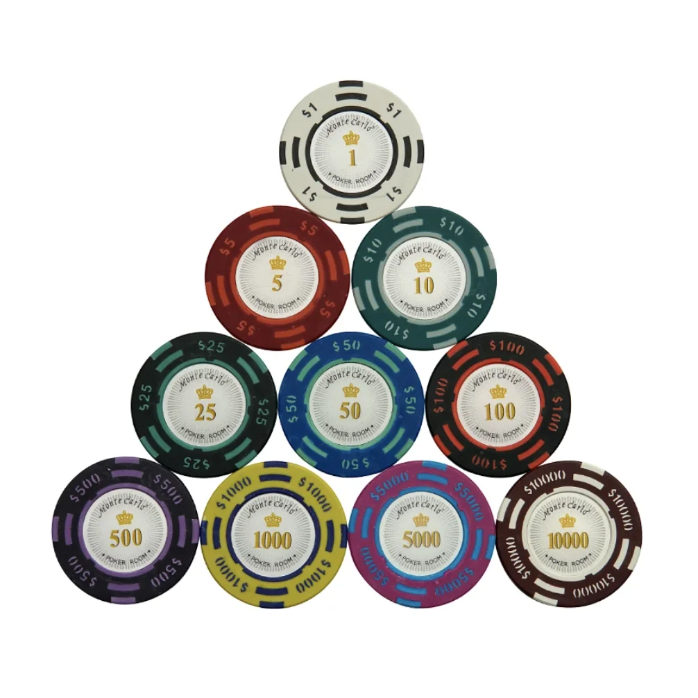 wholesale professional casino poker chip set 1000 poker chips set