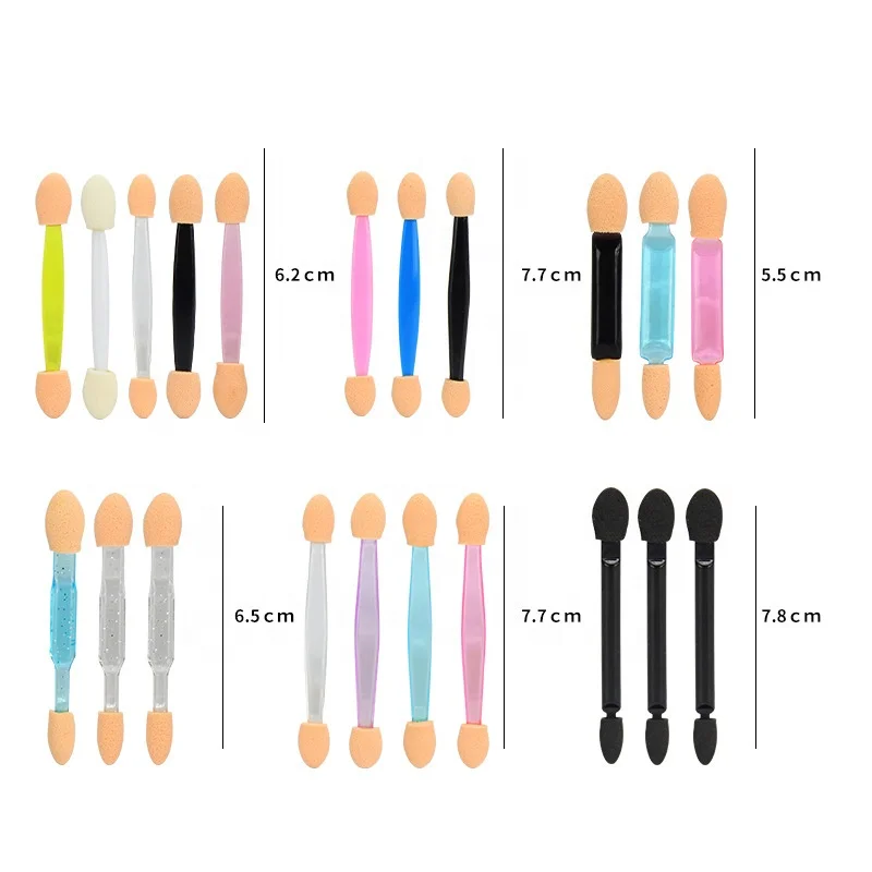 womens eye pink travel double head small buy purple mini set sponge makeup blender make up eyeshadow applicator brush