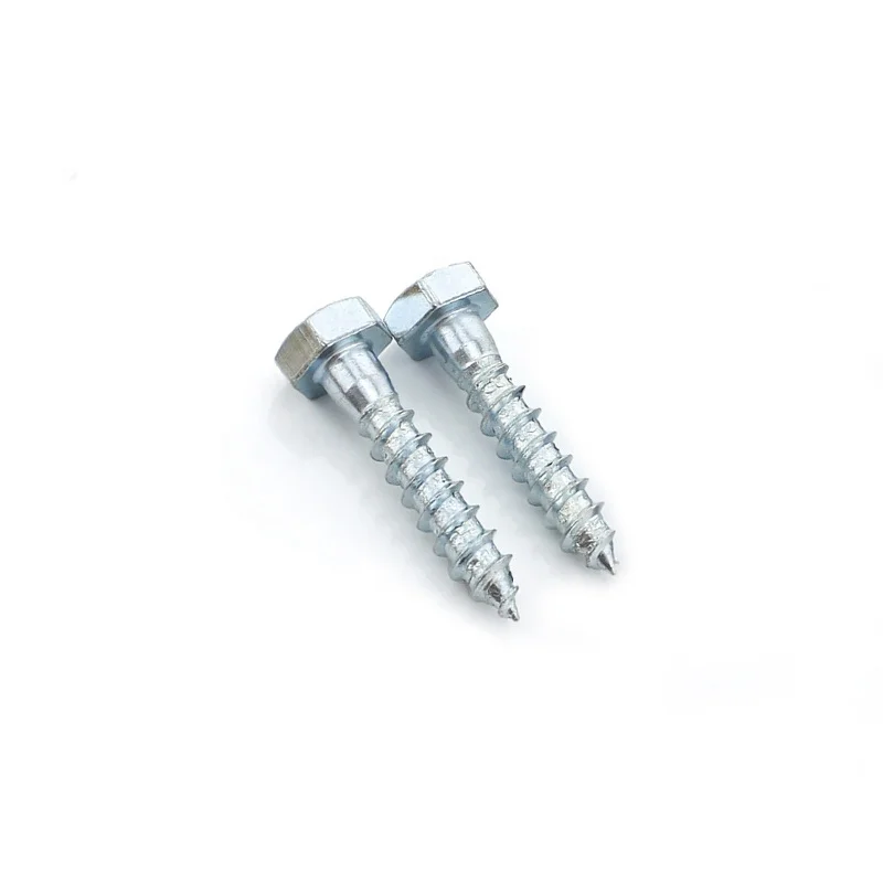 Factory price all size Stainless steel Hex Head furniture Wood screw Lag bolts DIN571 self tapping screws