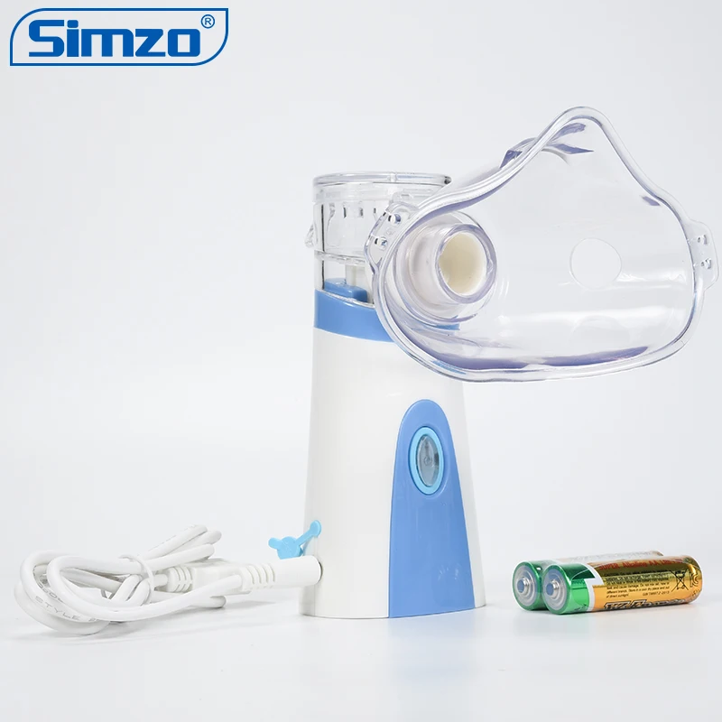 
2020 Amazon Hot Selling High Flow Nebulizer Factory Sell White Noise Machine Emergency Inhaler Mesh Nebulizer For Home-using 