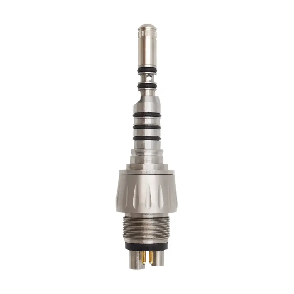 Dental materials High speed Mobile phone accessories 6-hole optical fiber quick connector Dental mobile quick connector
