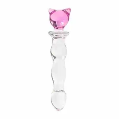 female masturbation heart shape handmade glass dildo