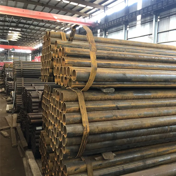 Black iron pipes are popular in Southeast Asia Bi Pipe SCH40 ERW carbon steel pipe DN15 DN100 DN50 DN150