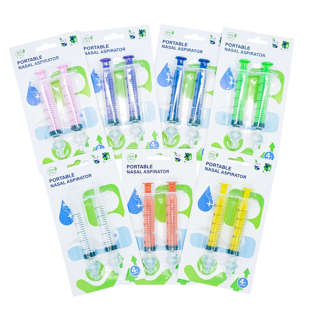 10ml Infant Nose Wash Aspirator BPA Free Silicone Syringe Baby Nasal with CE