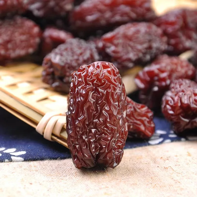 Huaou Wholesale Low Price New Crop Chinese Dried Fruit Dry Black Jujube Black Dates