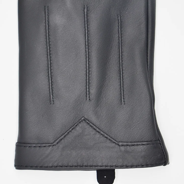 fashion winter new style men Genuine Sheepskin leather gloves wholesale gloves