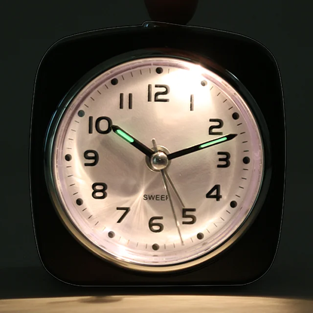 iMSH BB07507 Quartz analog alarm clocks table bedside alarm clock wecker despertador desktop custom mini analogue alarm clocks