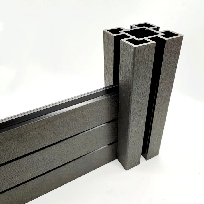 High Quality Outdoor WPC Composite Decking Board Crack-resistant Garden Fence