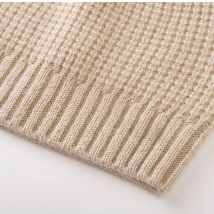 Производитель вязаных изделий на заказ, зимние универсальные вязаные дизайнерские шапки цвета хаки в японском и корейском стиле для простых поездок и защиты ушей