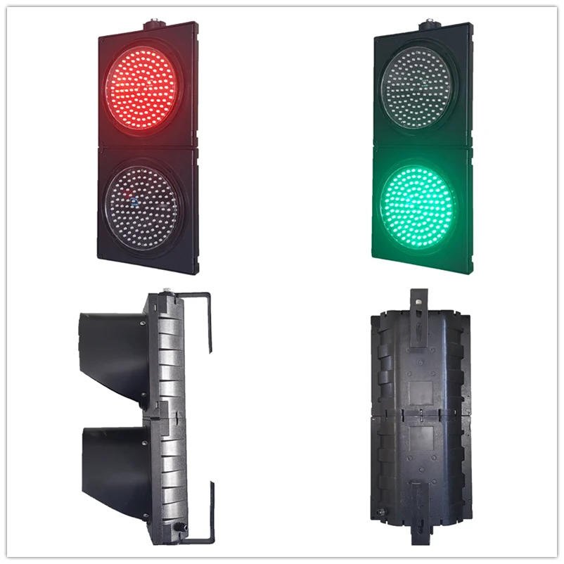 200MM 2-Aspect Clear Lenses RG Ball Road Traffic Light Manufacturer