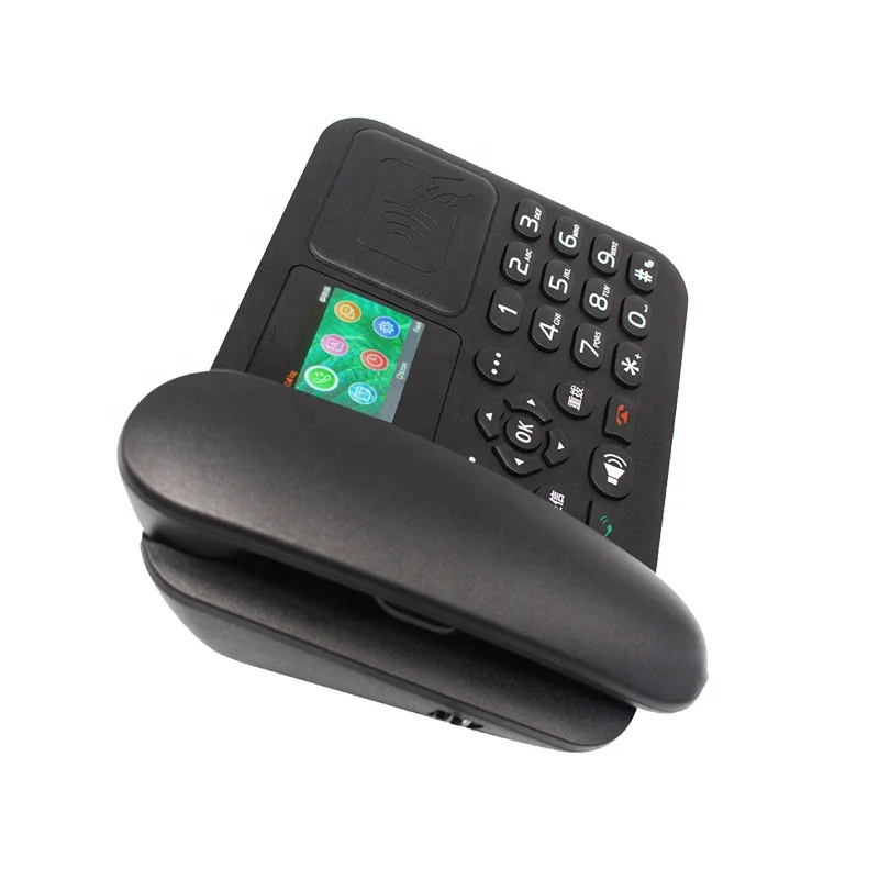Customized 4G Lte Volte Sip Digital Cordless telephone Wireless Desktop Phone For Business Home