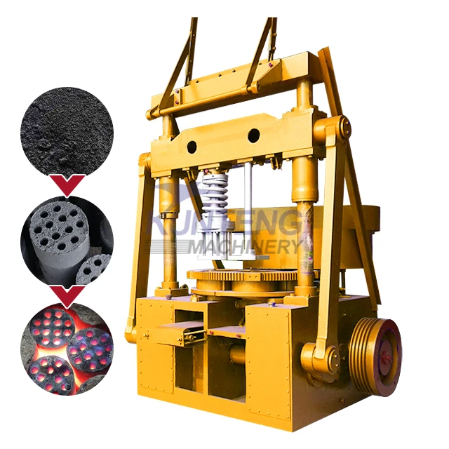 Fully Automatic Coke Coal Briquette Machine Commercial Coal Dust Loess White Ash Honeycomb Coal Machine