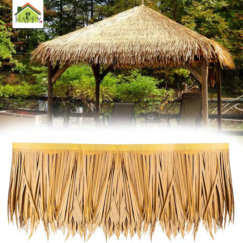 Harvey Palm Leaves Thai Bali Tiki Hut ПВХ носорог имитация искусственная соломенная плитка