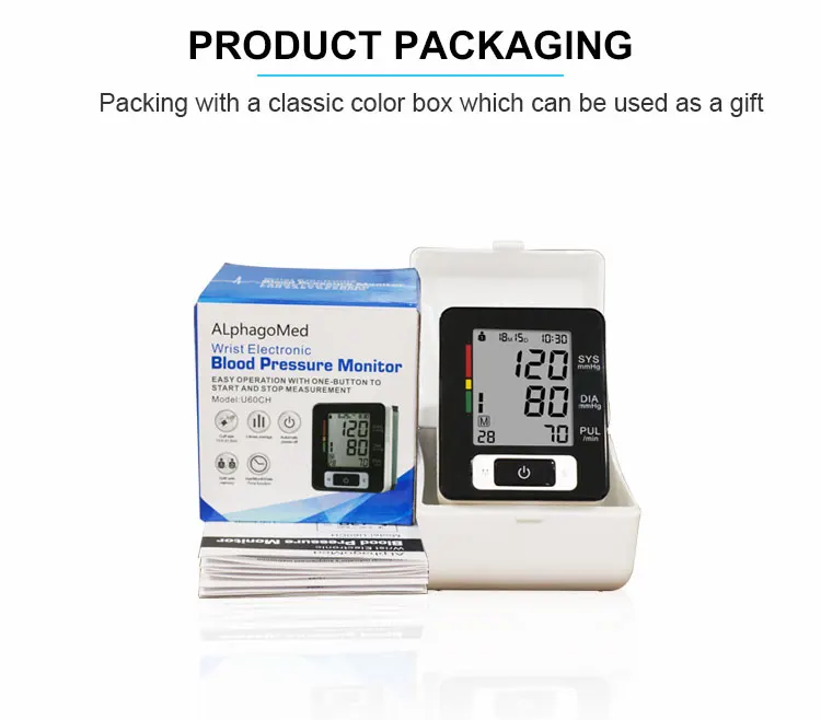Free Best Wrist Blood Pressure Monitor 2019 Medical Devices Equipment U60CH  Ambulatory Blood Pressure Monitor