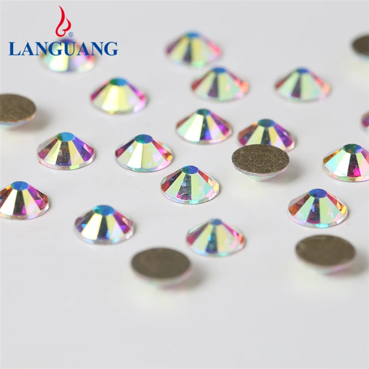 Lan Guang оптовая продажа высококачественный камень не горячий фиксатор украшение для ногтей абразивный стеклянный горный хрусталь