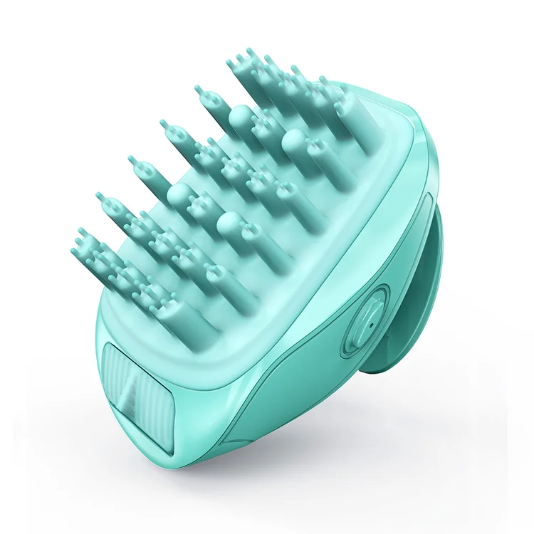 Модная щетка для шампуня и душа, мягкий силиконовый массажер для волос и кожи головы, электрическая массажная расческа