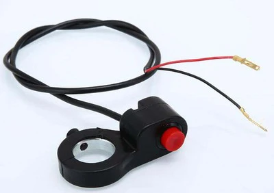 MotoLovee 7/8' Universal Motorcycle Handlebar Switch Horn Starter Kill Button Switch E-Bike Motor Single Switch