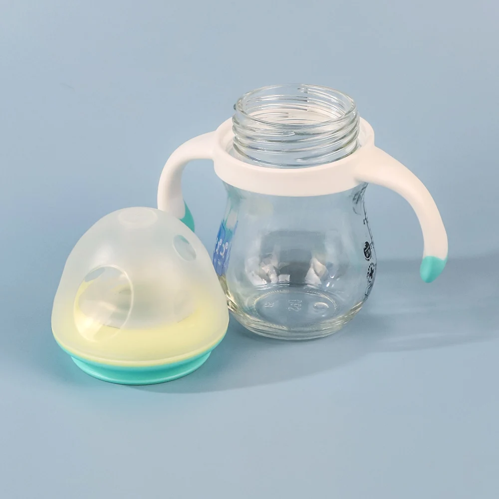 Idealpak 150ml BPA Free Kid Clear Glass Feeding Baby Milk Bottle for Baby Child Newborn Feeding Bottle Set