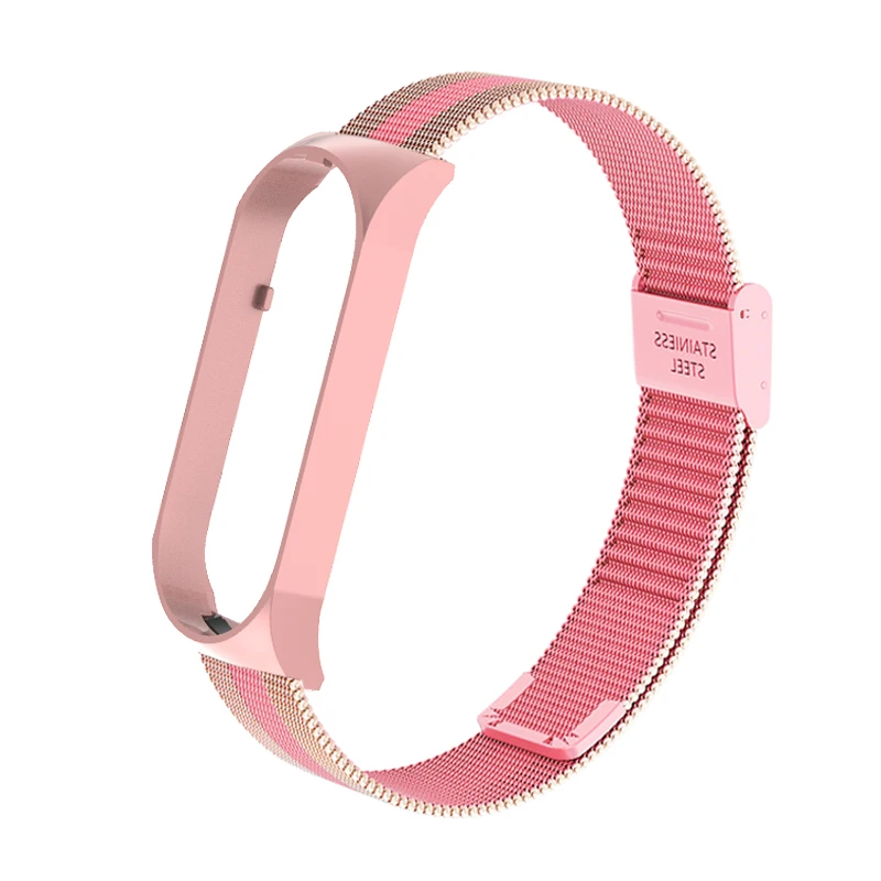 OEM Smart Strap Band Stainless Steel Milanese Magnet Strap Universal Replacement Bracelet For Xiaomi Band 5/6